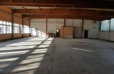 Die Halle ist leer - der Bau kann beginnen.