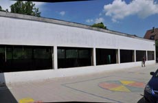 Die Fenster sind ausgebaut